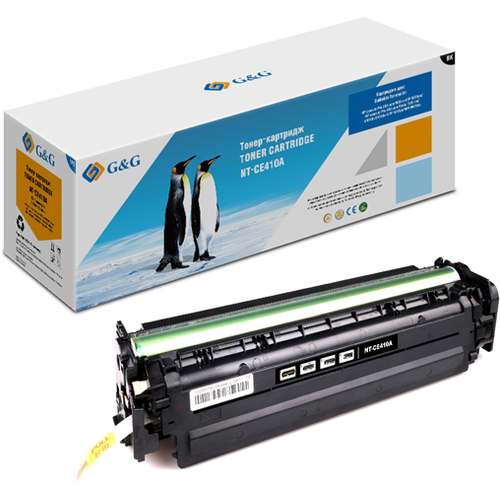 Картридж G&G 305A для HP CLJ M351/M375/M451/M475, with chip (2200стр.) (замена CE410A) картридж hp ce410a ce410a ce410a 2200стр черный