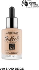 CATRICE Тональная эмульсия HD Liquid Coverage Foundation, 30 мл/130 г, оттенок: 030 Sand Beige