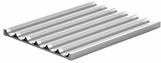 фото Противень для багет алюминиевый "Спика" 400x600x20мм перфорированный 7 волн