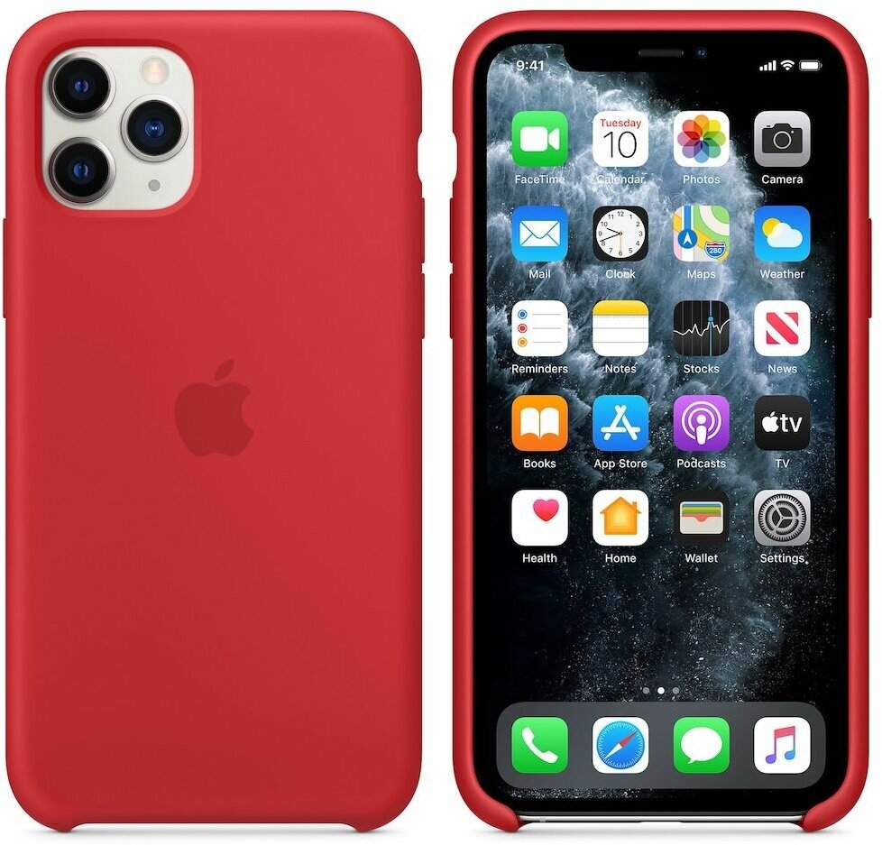 Чехол Apple iPhone 11 Pro Silicone Case (PRODUCT)RED