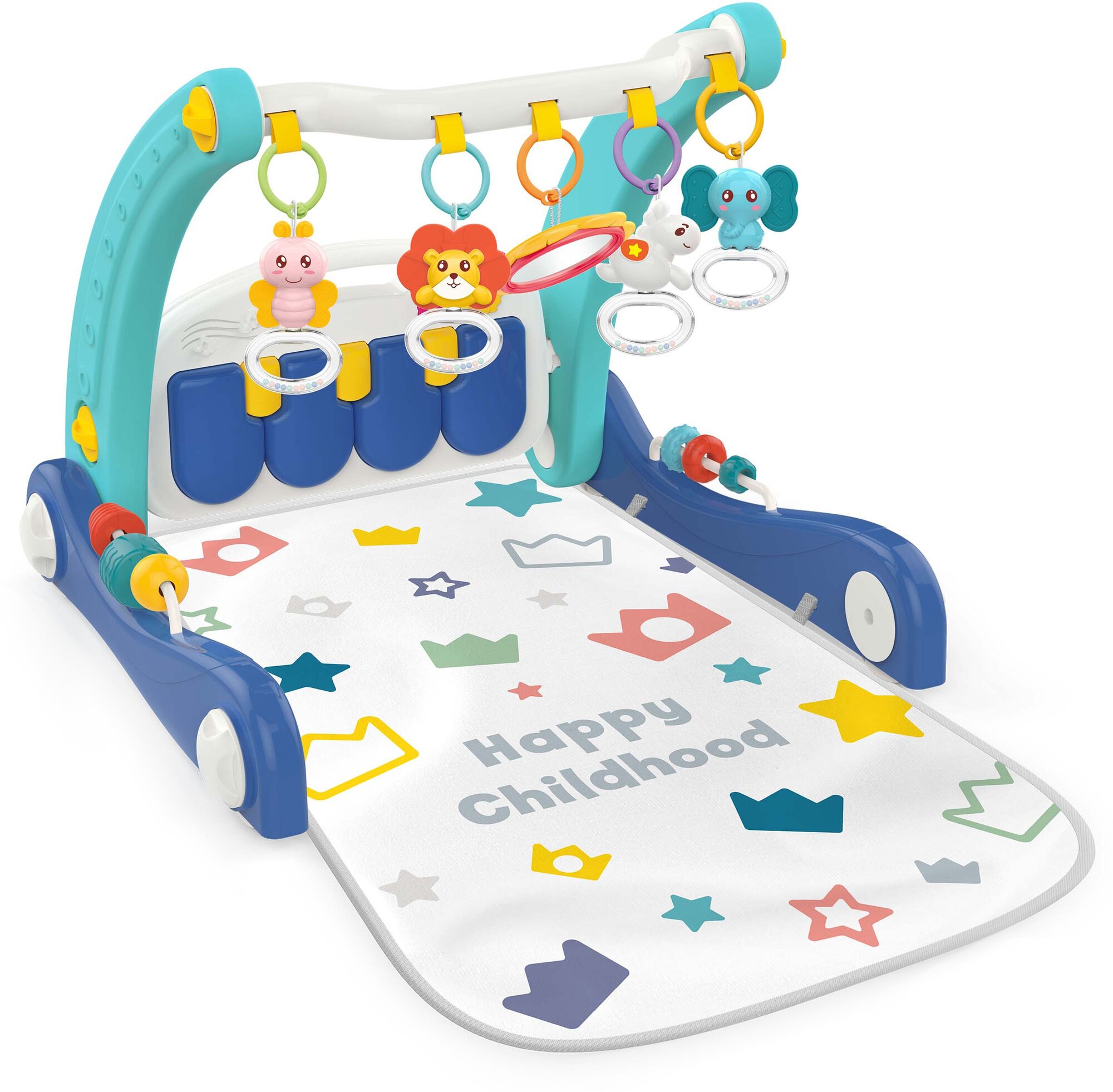 фото Развивающий коврик Huanger 2 in 1 Piano rack and walker