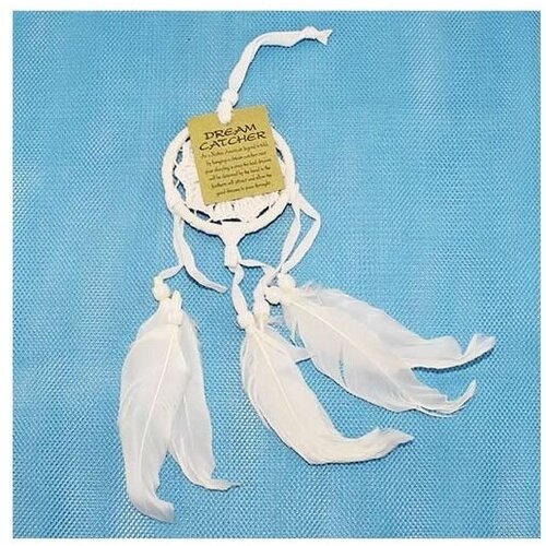 Для дома Индонезия Ловец снов с перьями, настенный декор дома, 6 см белый