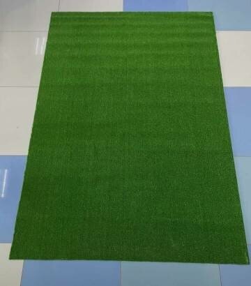 Ковровая дорожка , искусственная трава , декоративное покрытие Carpet World "Травка" , зелёный , износостойкий , 2.00x3.50м