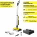 Аккумуляторный аппарат для влажной уборки пола (электрошвабра) Karcher FC 7 Cordless + 4 роликовые щетки