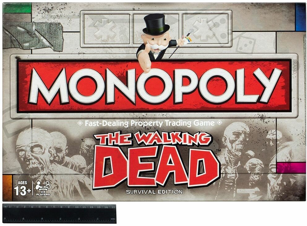 Игра Монополия Walking Dead, на английском языке 021470WM Winning Moves - фото №8
