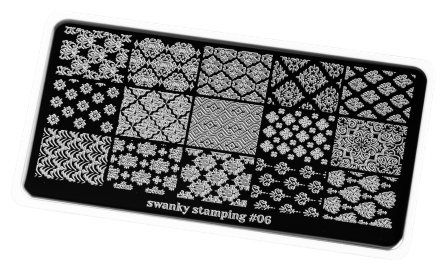 Swanky Stamping пластина 06 12 х 6 см black