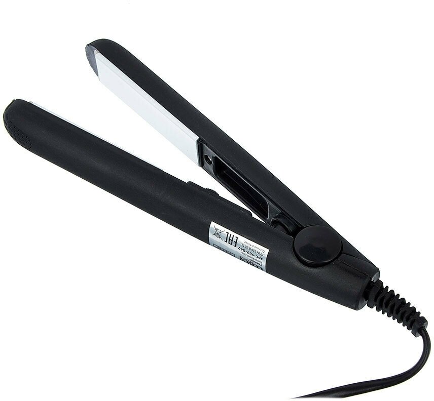 Утюжок-выпрямитель для волос LEBEN дорожный, max 190, керамическое покрытие, 19 Вт