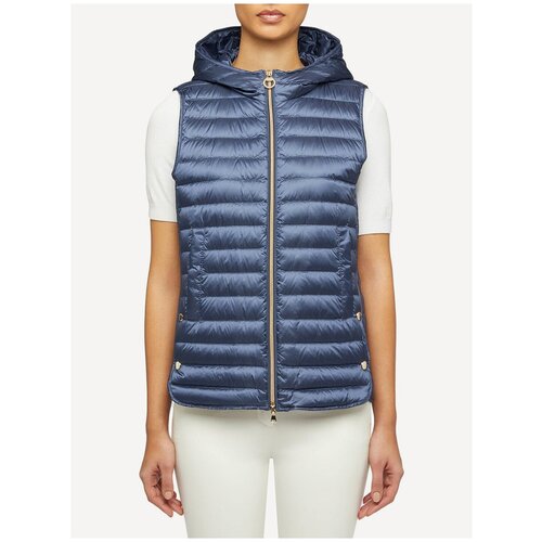 фото Жилет geox для женщин d jaysen цвет серебряный, размер 46