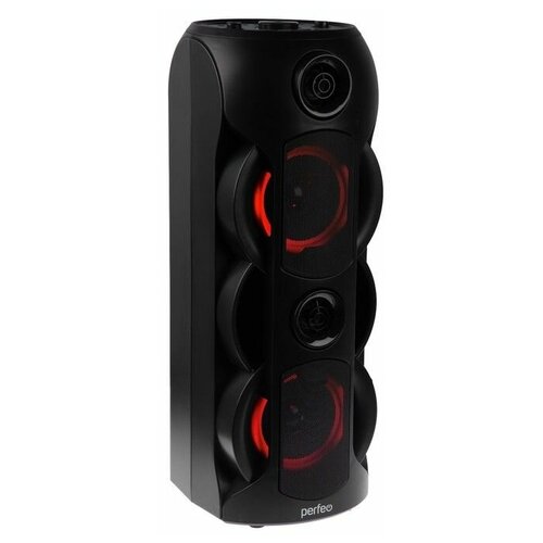 Портативная колонка Power Box 70EQ FM MP3 microSD USB AUX 70Вт 4400мАч черная 1225800₽