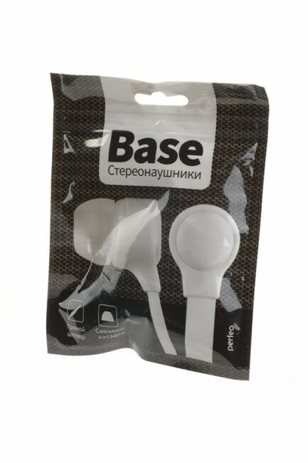 фото Perfeo Наушники Perfeo BASE PF_B4214, белый (ret)