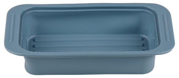 Форма для выпечки силиконовая прямоугольная 25х13,5х5 см PERFECTO LINEA серо-голубой (20-013428)