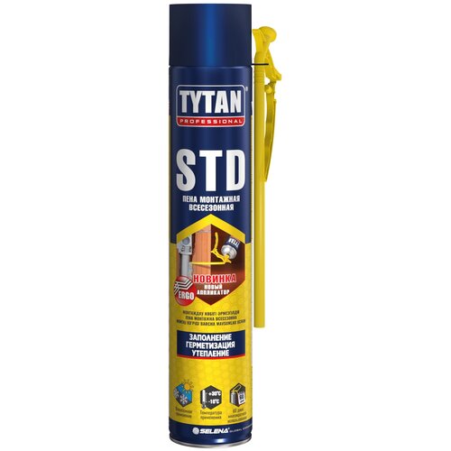 TYTAN Пена монтажная Tytan STD эрго, зимняя, 750 мл пена монтажная tytan std эрго 750 мл