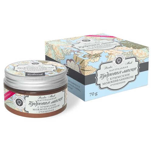 фото Дом природы натуральная пудровая маска с крымским можжевельником, 70 г