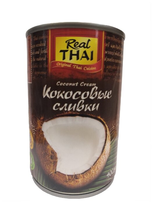 REAL THAI Кокосовые сливки, 400 мл