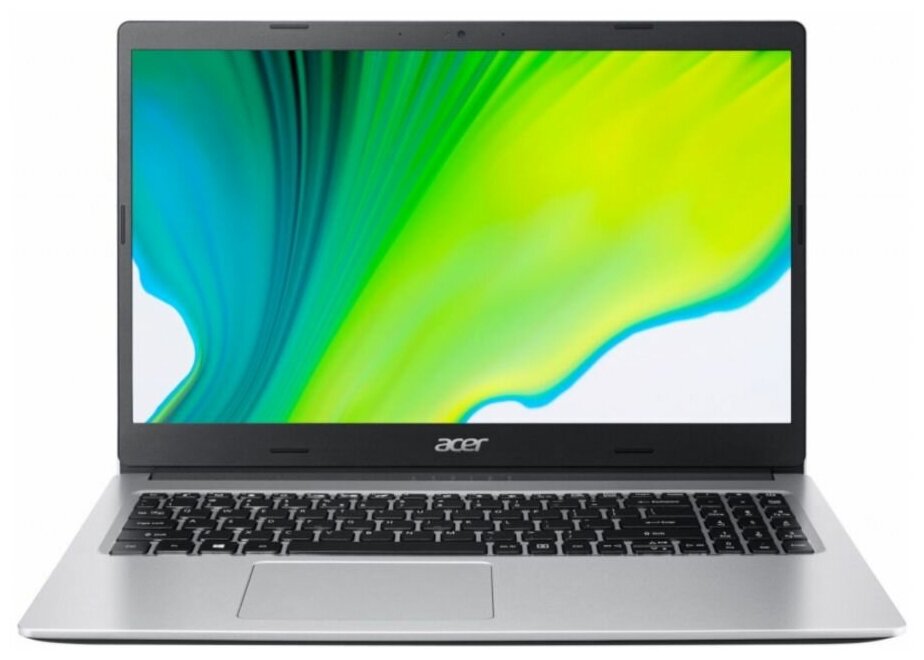 Ноутбук 15.6'' FHD Acer Aspire A315-58 silver (Core i5 1135G7/8Gb/256Gb SSD/VGA int/no OS) (()) (английская клавиатура)