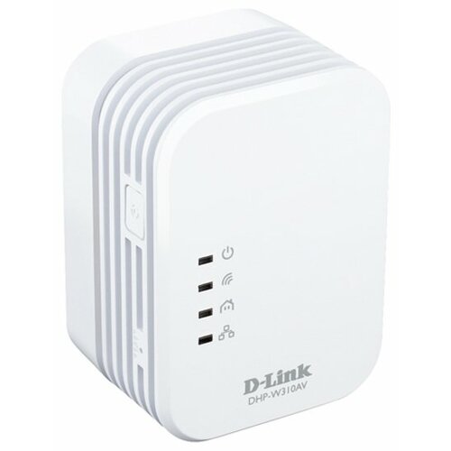 фото Wi-fi+powerline роутер d-link dhp-w310av, белый