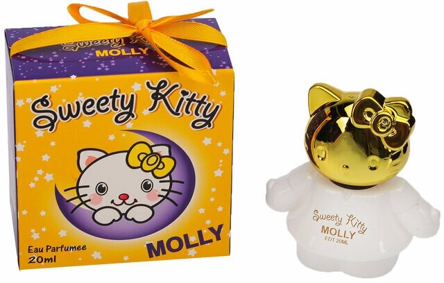 Душистая вода для девочек Sweety kitty, Molly, 20 мл