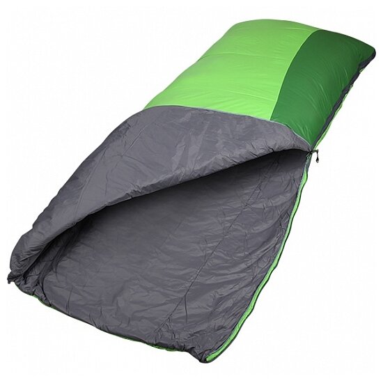 Спальный мешок одеяло "Veil 120" Primaloft зеленый/лайм 215x97