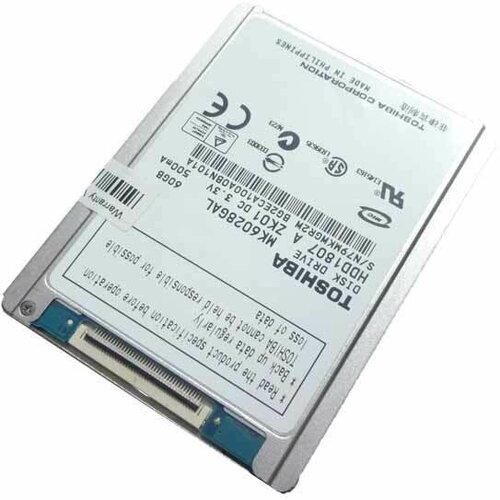 Жесткий диск Toshiba 467811-001 60Gb 4200 ide 18 HDD 2213000₽