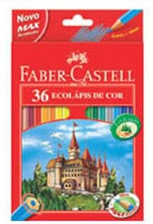 Карандаши цветные Faber-Castell Замок с точилкой набор цветов в картонной коробке 36 шт. - фото №16