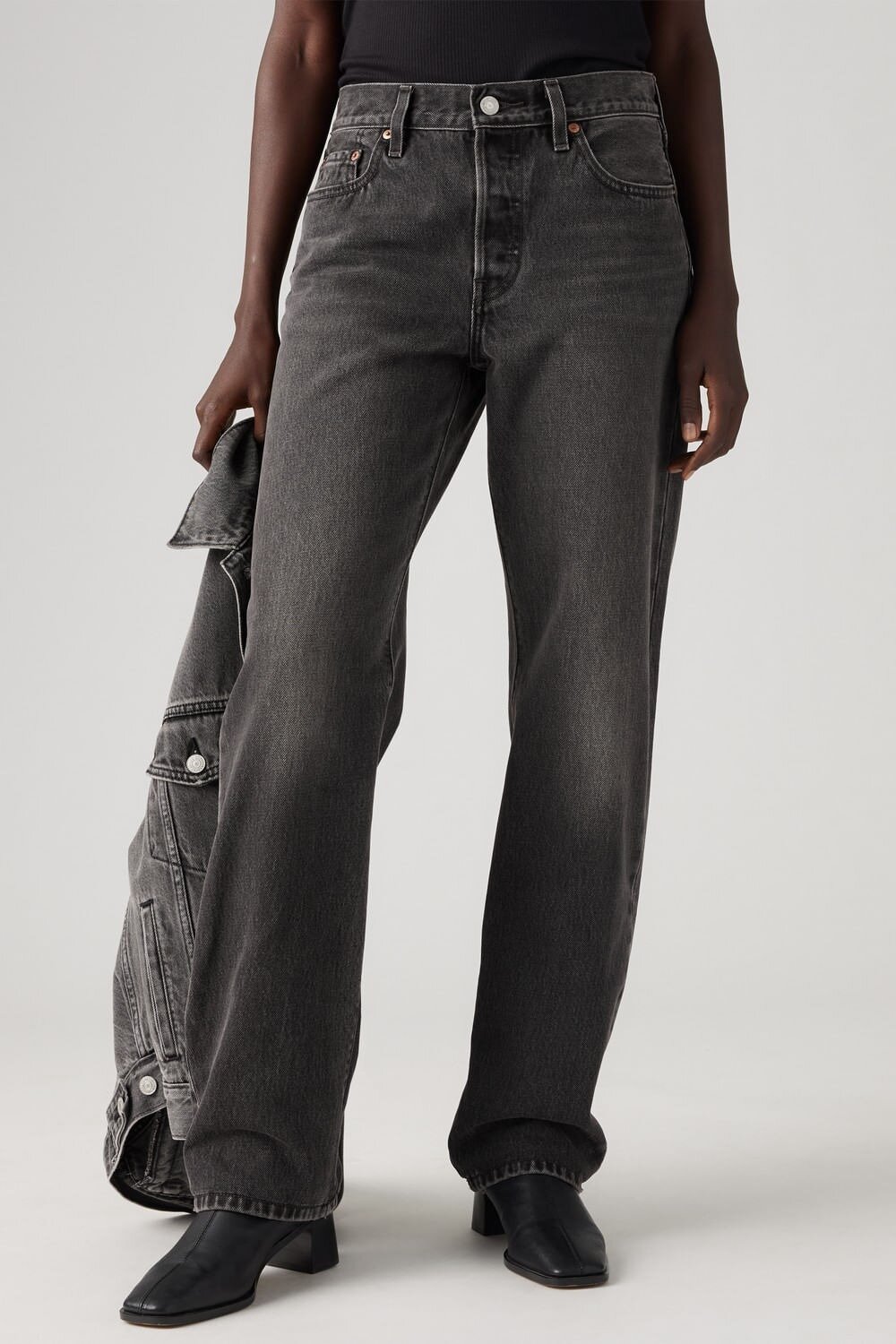 Джинсы классические Levi's 501® ‘90s, размер 29/30 JEAN, серый