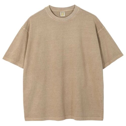 Футболка MOSH, размер S, бежевый, коричневый