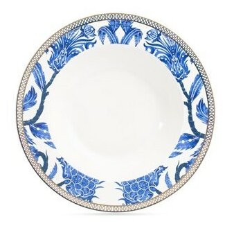 Тарелка суповая BLUE FLOWER 21.8см - фотография № 6