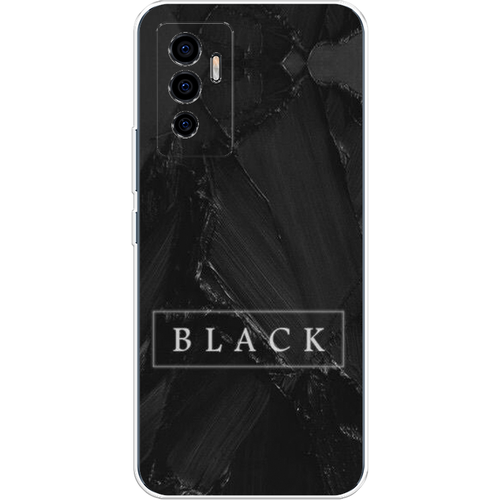 Силиконовый чехол на Vivo V23e/Y75 4G / Виво V23e/Y75 4G Black цвет силиконовый чехол на vivo v23e виво v23e black цвет