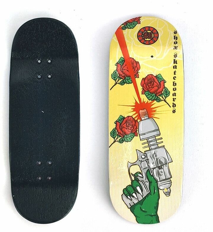 Фингерборд, профессиональный fingerboard Shox дека 35 mm, пальчиковый скейтборд
