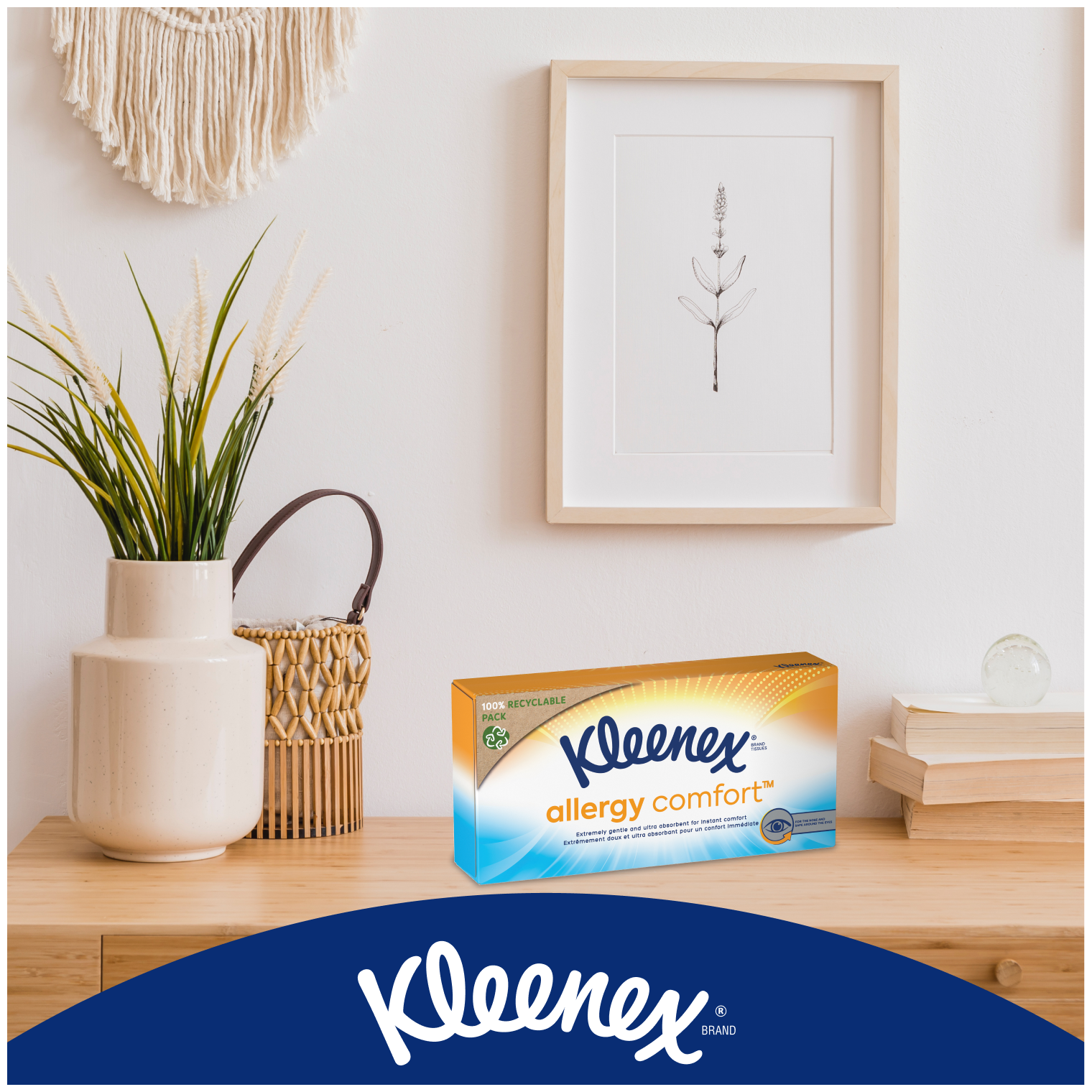 Салфетки Kleenex Allergy Comfort 56шт Клинекс - фото №3