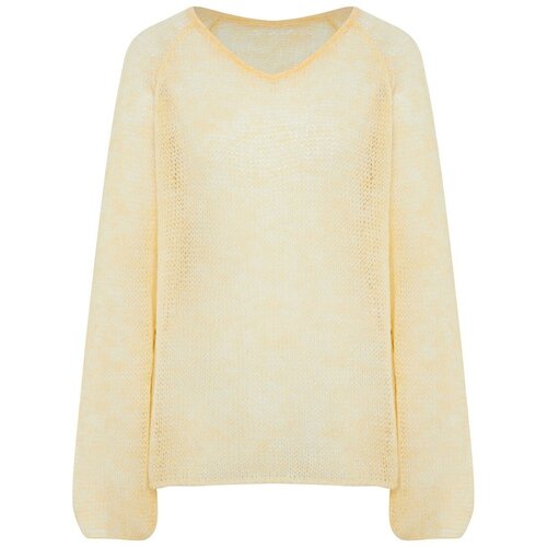 фото Пуловер, размер onesize, желтый commo