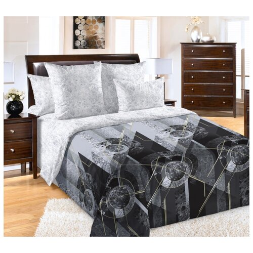 фото Постельное белье "меркурий 1" ( 2,0 европростыня) перкаль текс-дизайн