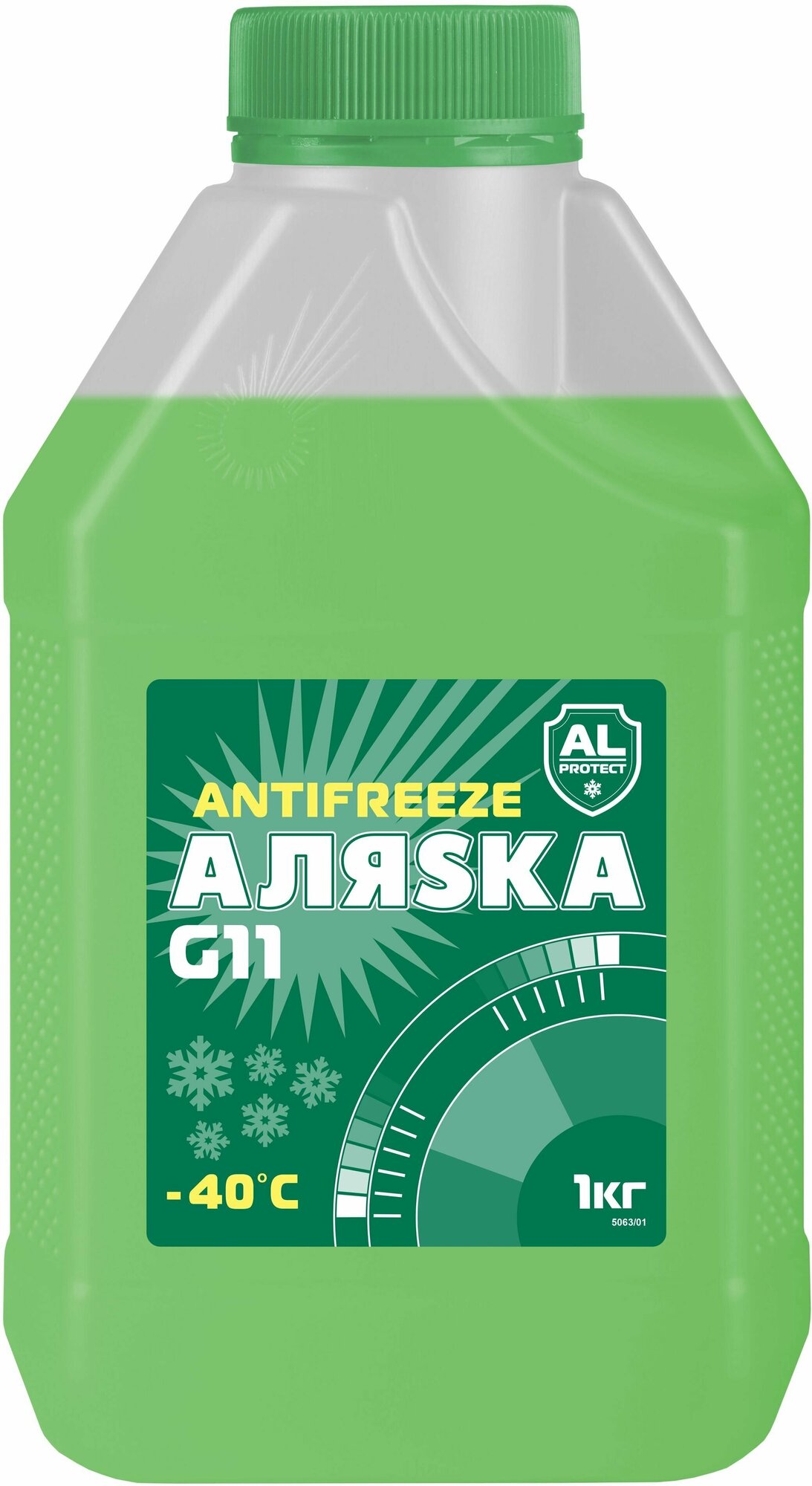 Антифриз Аляsка зеленый А-40 G11, 1 кг