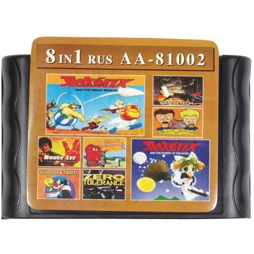 Сборник игр 8 в 1 AA-81002 / BATTLE TECH / BEAVIS / ZERO TOLERANCE Русская Версия (16 bit) 7 в 1 сборник игр для sega aa 71001