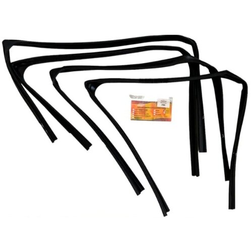 Уплотнитель рамочный опускного стекла боковых дверей (верхний) - 