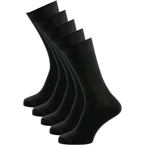 Носки Годовой запас носков, 5 пар, размер 31 (45-47), черный носки годовой запас стандарт 5 пар черный размер 31 46 47