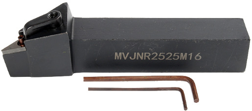 Резец токарный проходной упорный и контурный под сменные пластины MVJNR2525
