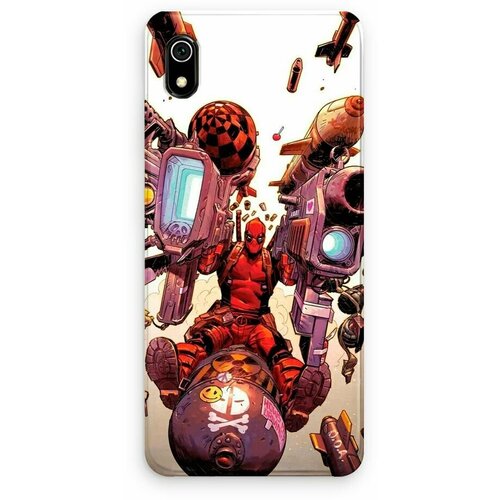 Силиконовый чехол на Xiaomi Redmi 7A "Deadpool"