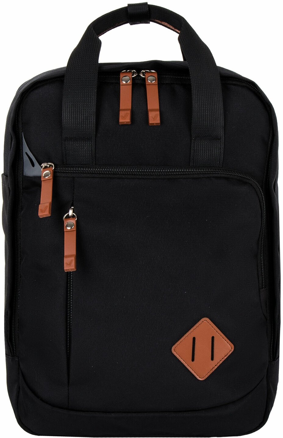 Рюкзак BRAUBERG FRIENDLY универсальный с длинными ручками, черный, 37х26х13 см, 270089