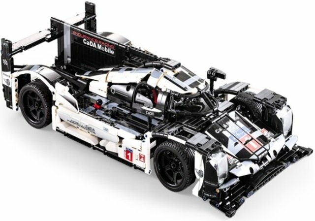 Конструктор Double Eagle CaDa Гоночный автомобиль Porsche 919, 1586 дет, в коробке C61016W