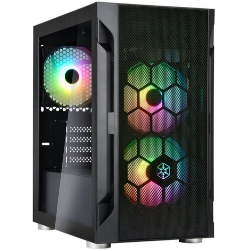 Корпус Silverstone SST-FAH1MB-PRO корпус microatx silverstone sst fah1mb без бп чёрный