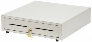 Денежный ящик Атол CD-410-W белый, 410*415*100, 24V АТОЛ CD-410-W