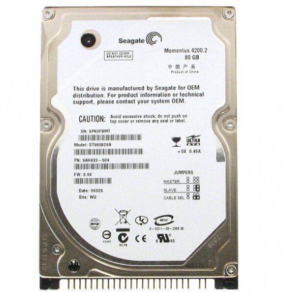 Жесткий диск Seagate 418508-001 80Gb 4200 IDE 2,5" HDD