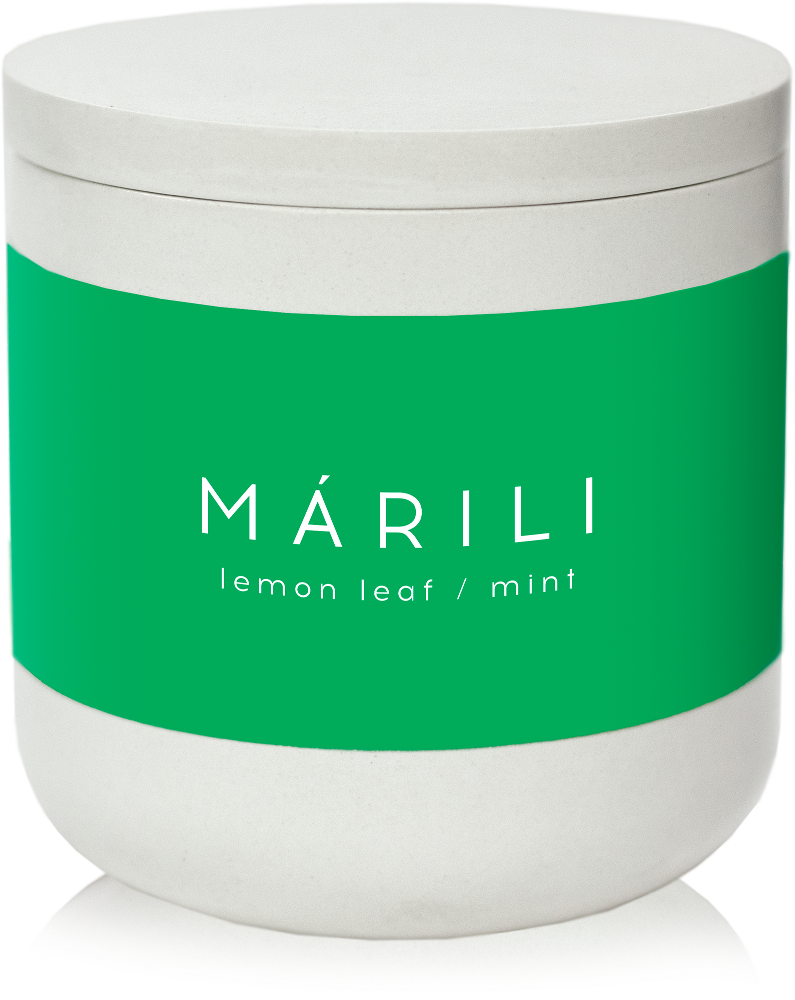 Marili / Lemon leaf and mint / Аромасвеча / листья лимона и мята / 170 мл