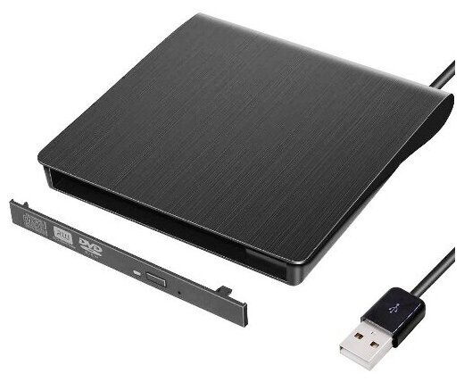 Корпус для ODD Orient UHD9A2 USB2.0 для оптического привода ноутбука с интерфейсом Slimline SATA высотой 9.5мм