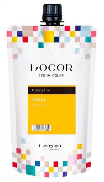 Lebel Cosmetics Краситель-Уход Locolor Honey Оттеночный, 300г