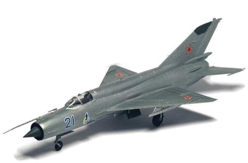 Сборная модель ZVEZDA Советский истребитель МиГ-21БИС (7259) 1:72