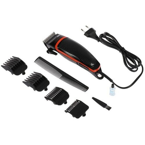 Машинка для стрижки ENERGY EN-735 10 Вт 4 насадки черно-оранжевая 151700₽