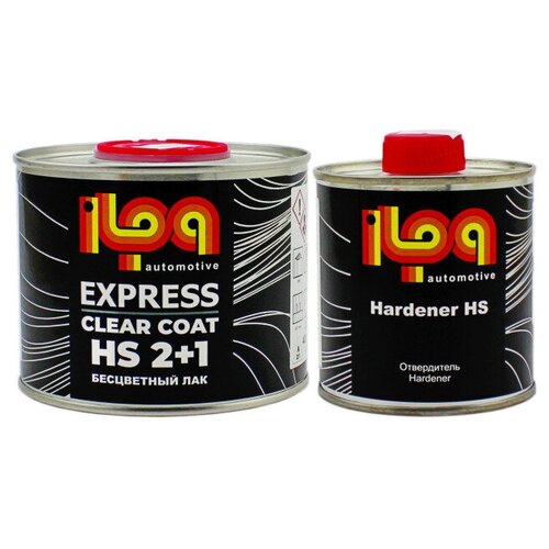 ILPA Лак акриловый Clear coat EXPRESS НS 2+0.4л + отвердитель 0.2л.