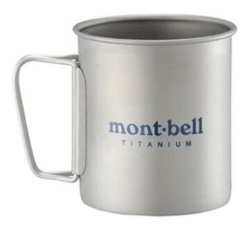 MontBell кружка складные ручки Titanium Cup 450мл